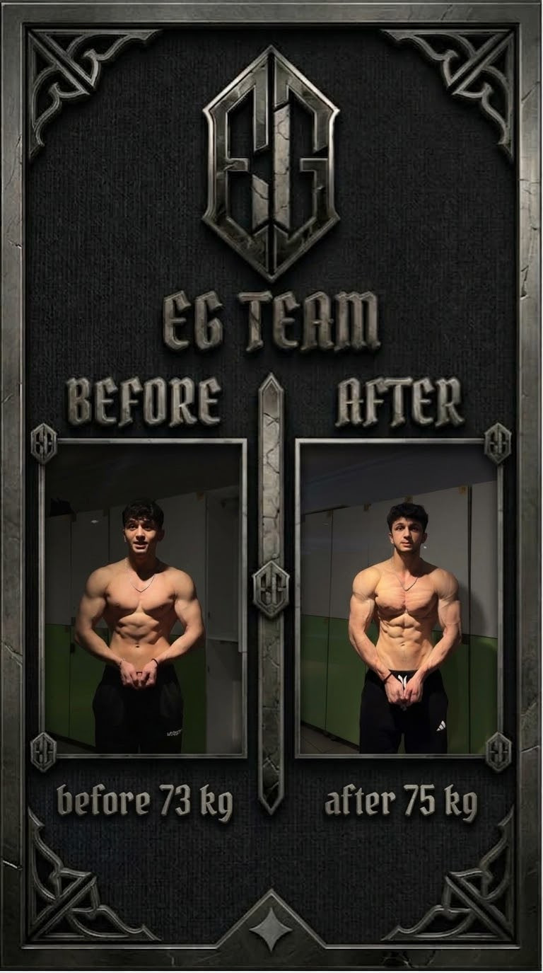 EG TEAM danışan dönüşümü 2: önce ve sonra